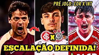🚨 SAIU! PROVÁVEL ESCALAÇÃO DO CORINTHIANS CONTRA O INTERNACIONAL | OITAVAS DA COPA DO BRASIL!