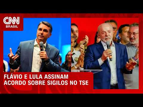 Campanhas de Flávio e Lula assinam acordo para tratar de quebras de sigilo; veja | CNN 360°