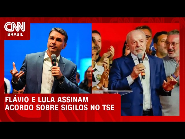 Campanhas de Flávio e Lula assinam acordo para tratar de quebras de sigilo; veja | CNN 360°