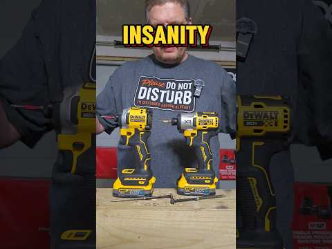 The Insanity of Dewalt #dewalt #impactdriver #tooltestraw #confused #diy #howto #powertools #crazy