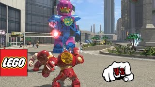 Iron Man (Hulk Buster) Vs Juggernaut - Lego Marvel Super Heroes Game