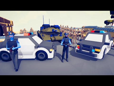 CAN 250x POLICE SAVE MR PRESIDENT? - Totally Accurate Battle Simulator TABS