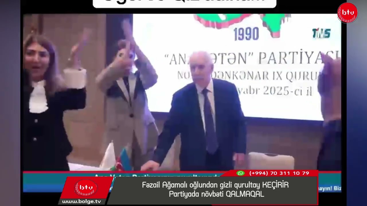 Fəzail Ağamalı oğlundan gizli qurultay KEÇİRİR – Partiyada növbəti QALMAQAL