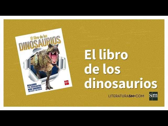 Vídeo relacionado con El libro de los dinosaurios. Nueva edición (Enciclopedia visual juvenil)