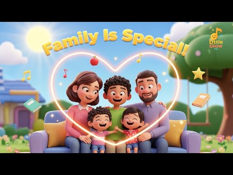 Family Is Special | Kids Song About Love, Respect & Family Values | Little Glow TV