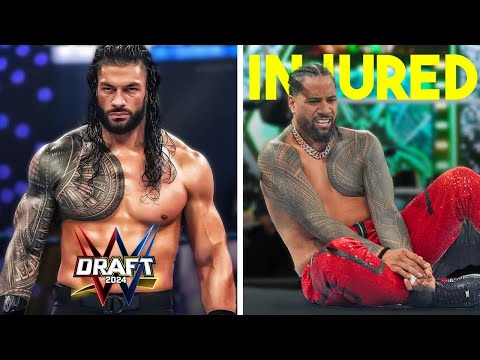 Uso Injury…Roman Reigns In WWE Draft…Tony Khan Beaten Down…Wrestling News