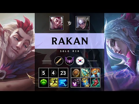 Rakan Mid vs Diana - KR Master Patch 25.11