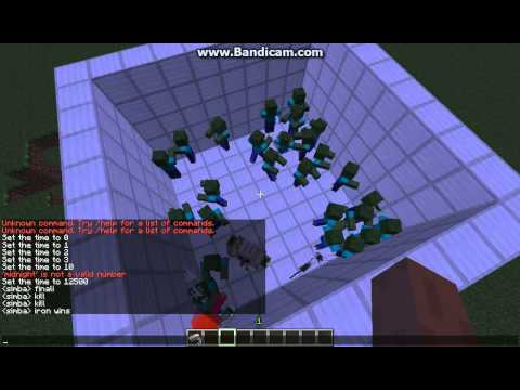 50 zombies vs iron golem