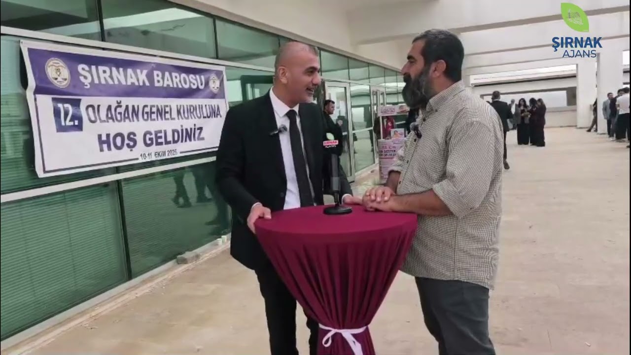 Metin Tatar, Şırnak Barosu için hedeflerini Şırnak Ajans’a anlattı