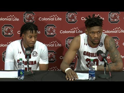 POSTGAME: Wesley Myers, Chris Silva on Vanderbilt — 1/6/18