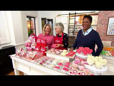 Cheryl's 24 Piece Valentine Frosted Cookies...