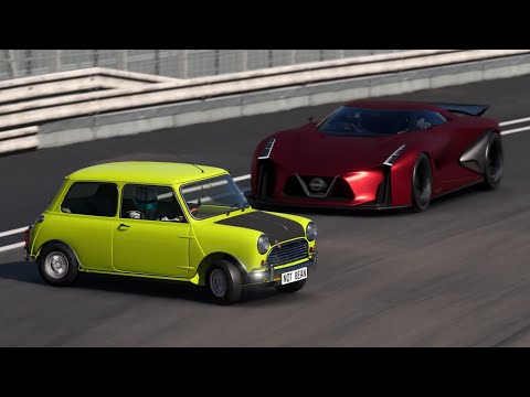 Thumbnail for Mini Cooper "Mr. Bean" vs Nissan CONCEPT 2020 Vision Gran Turismo at Nurburgring Nordschleife by Vision Gran Turismo