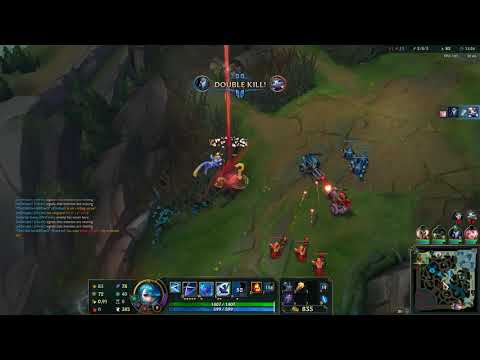 Global Attack Range Kindred, (YUUMI BUG) Across Map Kill
