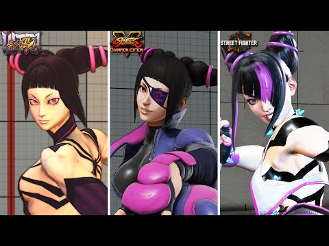 Street Fighter 6 - All Character Models Comparison - SF4 vs SF5 vs SF6