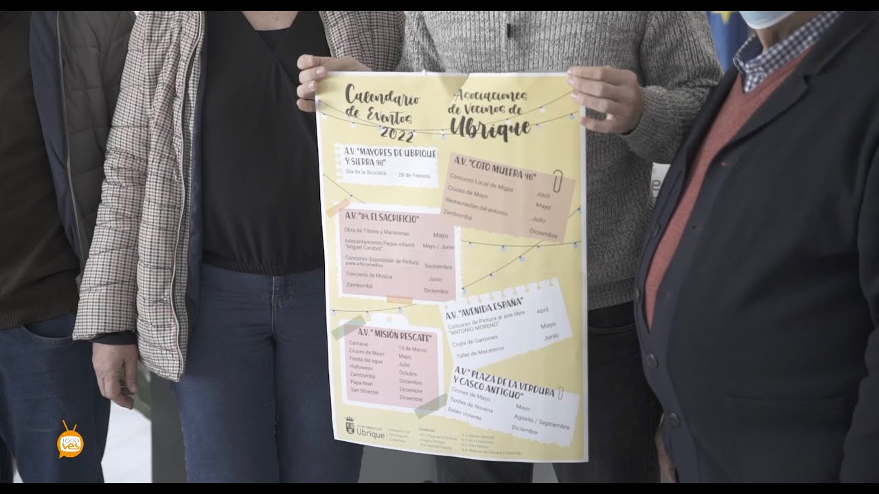 Calendario Asociaciones vecinales Ubrique 2022