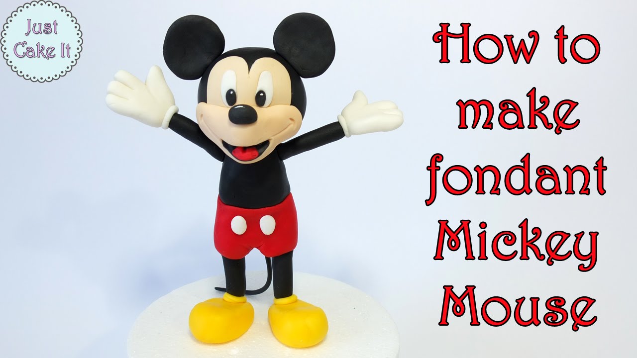 Watch How to make fondant Mickey Mouse / Jak zrobić myszkę Miki z masy cukrowej now How to make fondant Mickey Mouse / Jak zrobić myszkę Miki z masy cukrowej