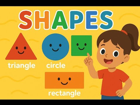 Learn Shapes Circle, Square, Triangle, Rectangle & more | Educational Videos For Kids #education