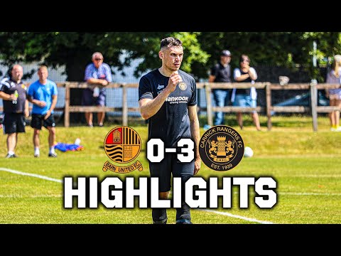 PRE-SEASON HIGHLIGHTS | Barn United 0 - 3 Carrick Rangers