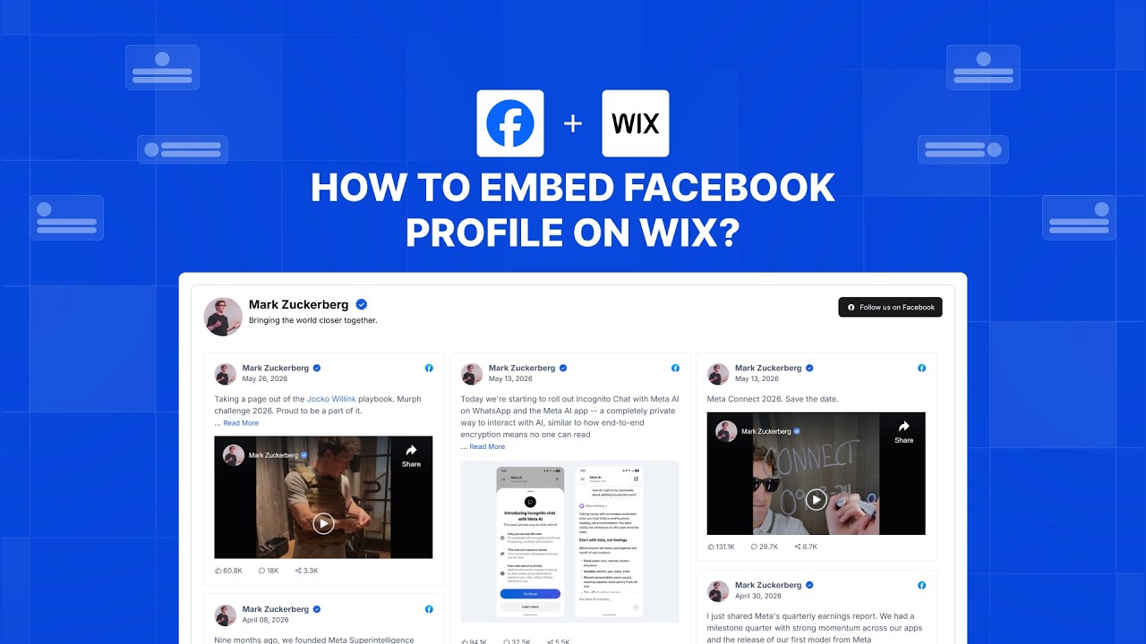 Facebook profile video tutorial thumbnail