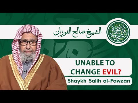 What Should a Muslim Do When Shirk & Kufr Spread and He Cannot Change Them | Shaykh Salih al-Fawzan