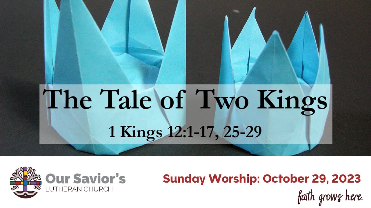Sunday Worship Service at Our Savior's Lutheran Church Faribault, MN: October 29, 2023