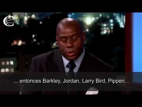 Magic Johnson con Michael jordan