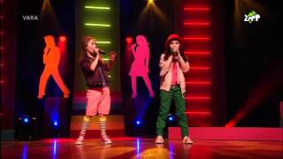 Kinderen voor Kinderen Songfestival 2011/2012 - Lucia en Sterre - Make-up