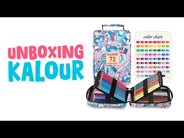 Vídeo relacionado con KALOUR set de 72 lápices de colores, ideal para adultos y jóvenes principiantes. Mina suave perfecta para dibujar, mezclar y sombrear. Regalo ideal.