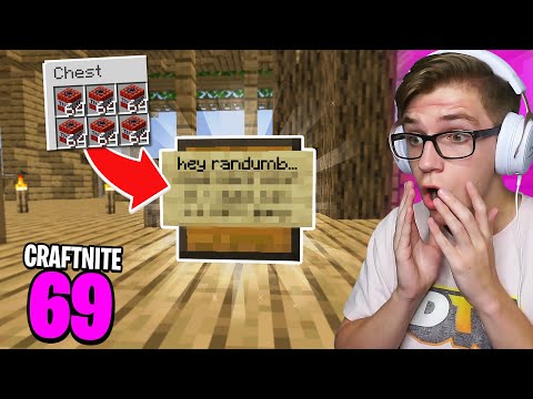 Craftnite: #69 - I WENT TO RANDUMB'S HOUSE and DID THIS... (shocking)