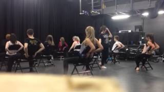 Mein Herr-Dance rehearsal with Nick Barry.