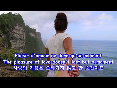 Plaisir D'amour(Pleasure of Love) - Nana Mouskouri: with Lyrics(French/English/가사번역) || 사랑의 기쁨