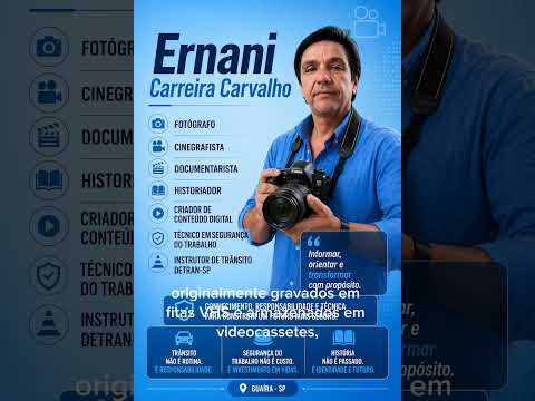 Preservando a História do Município de Guaíra-SP Fotos Vídeos Fita VHS Videocassete digitalizada