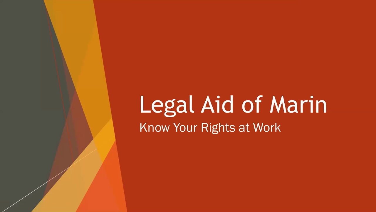 Know Your Rights at Work
