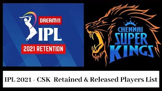 IPL 2021 - CSK Retained & Released  Players List | in Tamil | Preetham | Go Monster