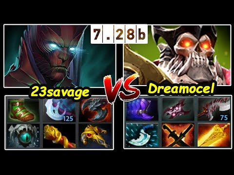 23savage vs Dreamocel --- Epicgame SEA GOD Carry Battle Dota 2 7.28b