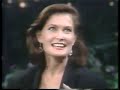 Jane Badler On The Pat Sajak Show For Mission Impossible