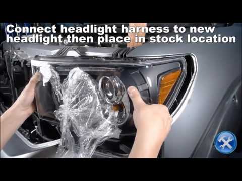 Spec-D Toyota Tundra Projector Headlight Installation