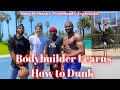 Bodybuilder Learns How to Dunk FT Chris Staples AJ Lapray & Bionic Brooks Becoming a Pro Dunker!