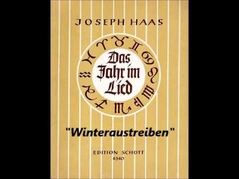 "Winteraustreiben" aus Das Jahr im Lied --- Joseph Haas