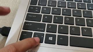 How to Turn Off / On Fn key / Function key Lock / unlock Hp keyboard Elite book