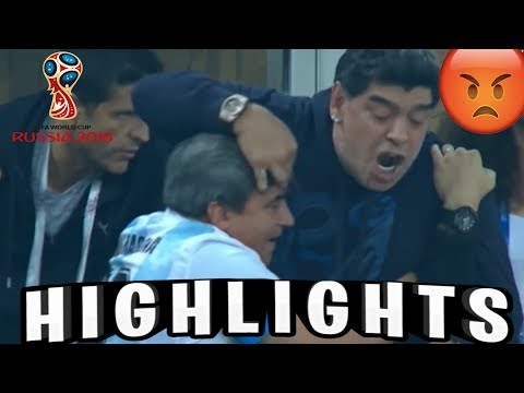 Diego Maradona | Highlights der Fifa WM 2018 | Argentinien 🇦🇷
