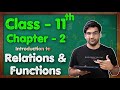 Class 11 Chapter 2 Introduction To Relation And Function Maths CBSE NCERT Green Board