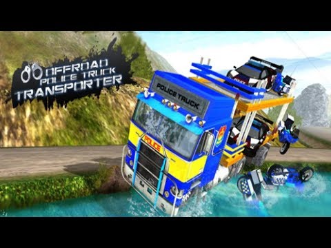 OffRoad Police Transporter Truck Games - Android GamePlay Full HD