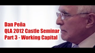 Dan Peña - 50 Billion Dollar Man Dan Pena QLA 2012 Castle Seminar Footage Part 3 - Working Capital