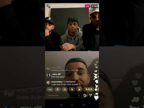 Ghettofactor og Wissam laver live og snakker om ghetto og Rasmus Paludan (Live)