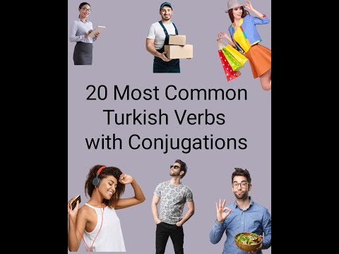 Learn Turkish  ♡while you are sleeping.MOST COMMON 20 TURKISH VERBS CONJUGATIONS 1