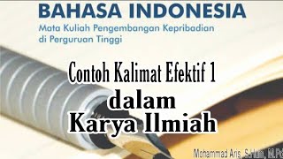 Download lagu Kalimat Efektif 1 - Pentingnya Kalimat Efektif dalam Karya Ilmiah mp3