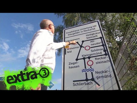 Realer Irrsinn: Absurdes Umleitungsschild | extra 3 | NDR