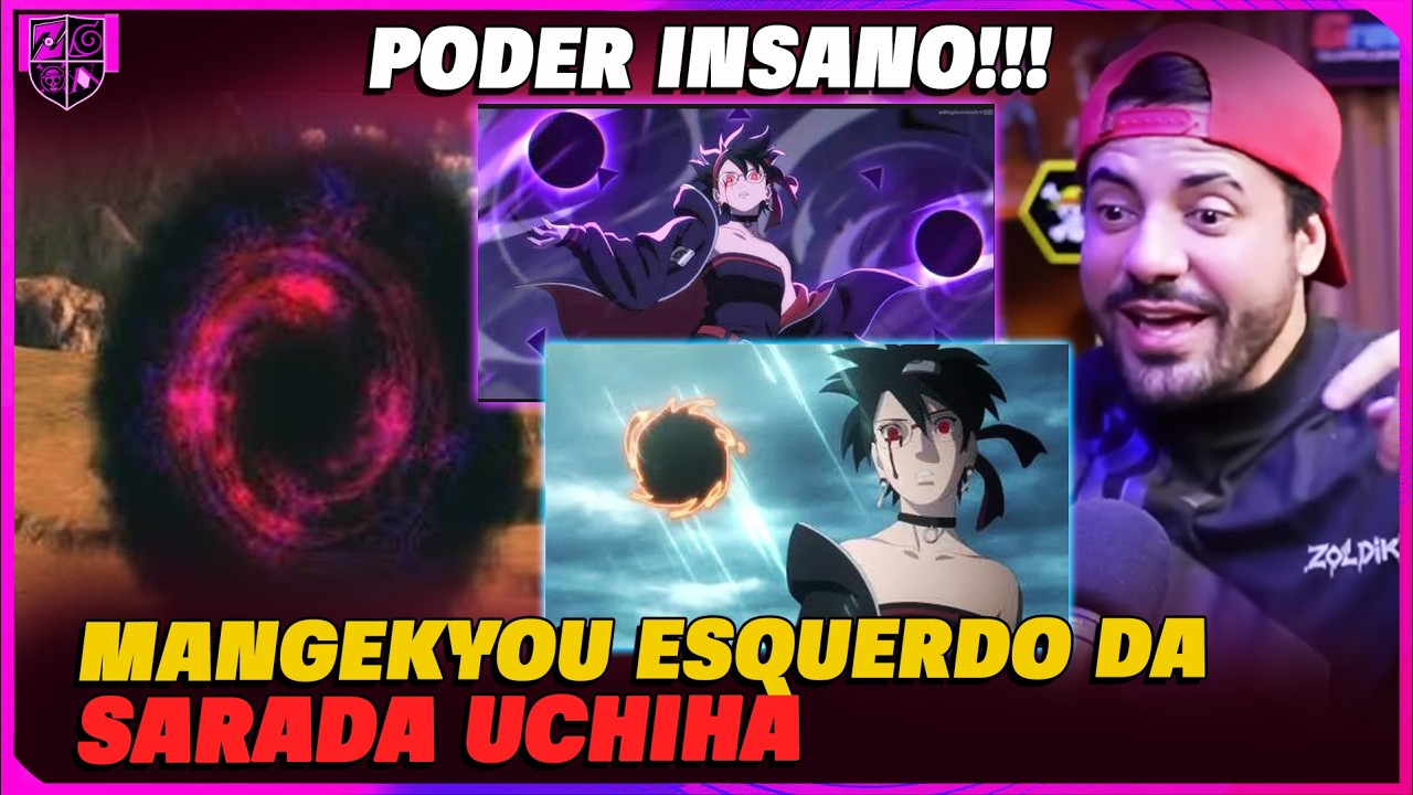 PODER INSANO!!! MANGEKYOU ESQUERDO DA SARADA - BORUTO TBV 35 - FRED ANIMES