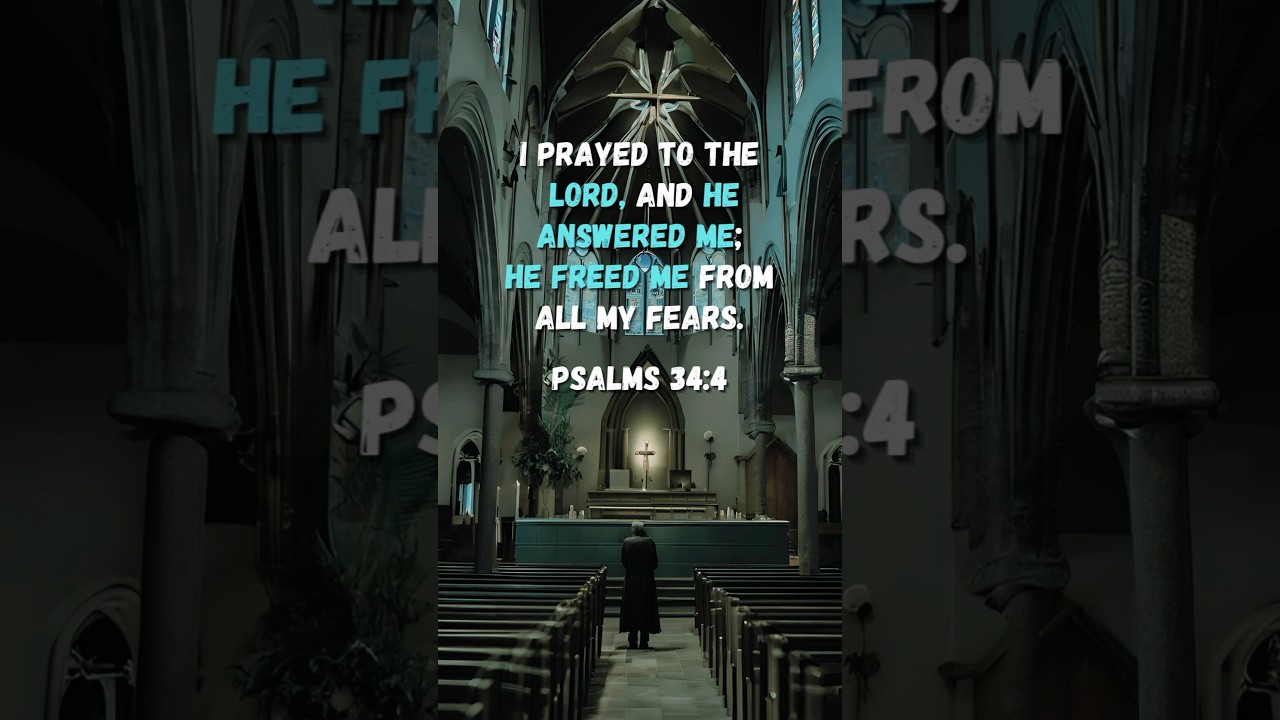 Psalm 34:4 - Finding Peace Through God's Deliverance #bibleverse #godsword #psalm #holyspirit #jesus